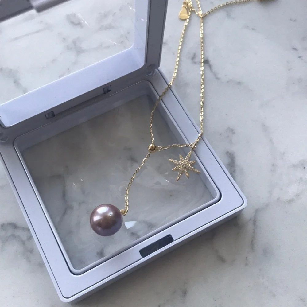 Custom Made 11mm Genuine Pearl Necklace